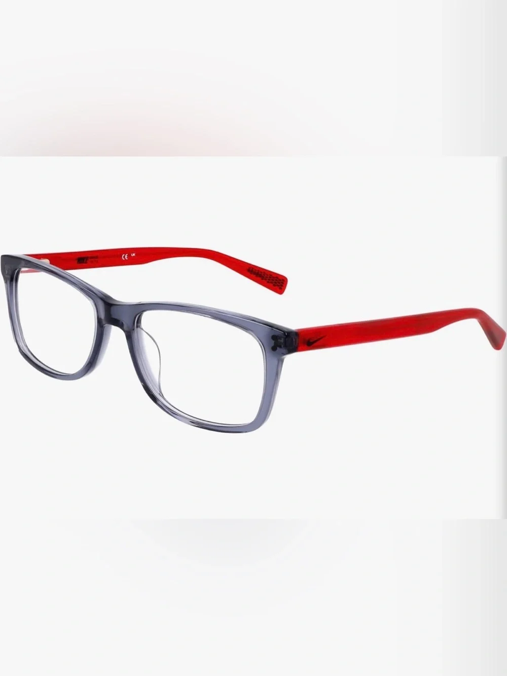 NIKE Prescription ready eyeglasses. 5538 070 ANTHRACITE/RED